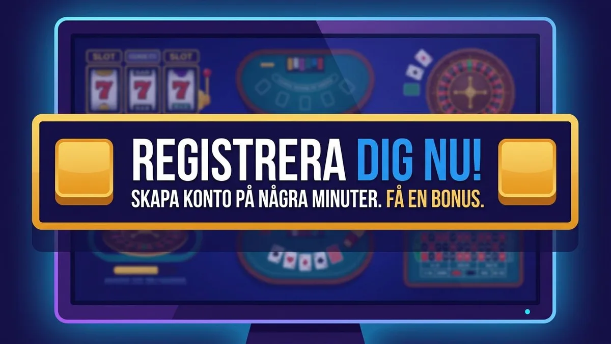 Registrera dig med bonus